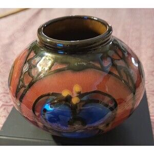 Vtg Denmark Horstens Danico Studios Pottery Vase